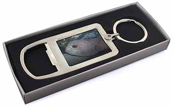 Ugly Fish Chrome Metal Bottle Opener Keyring in Box Gift Idea