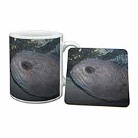 Ugly Fish Mug+Coaster Christmas/Birthday Gift Idea