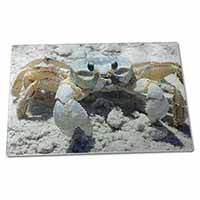 Crab on Sand Extra Large Toughened Glass Cutting, Chopping Board