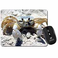 Crab on Sand Computer Mouse Mat Christmas Gift Idea