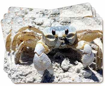 Crab on Sand Picture Placemats in Gift Box