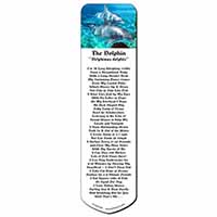 Dolphins Bookmark, Book mark, Printed full colour