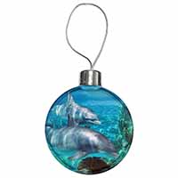 Dolphins Christmas Bauble