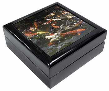Swimming Koi Fish Keepsake/Jewellery Box