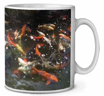 Swimming Koi Fish Ceramic 10oz Coffee Mug/Tea Cup