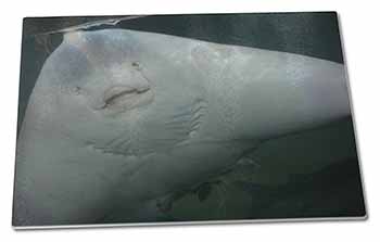 Large Glass Cutting Chopping Board The Face of a Cute Stingray