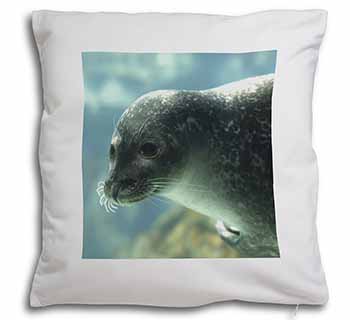 Sea Lion Soft White Velvet Feel Scatter Cushion