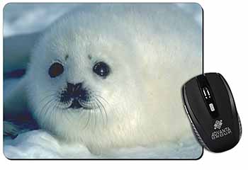 Snow White Sea Lion Computer Mouse Mat