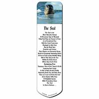Sea Lion in Ice Water Bookmark, Book mark, Printed full colour