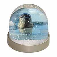 Sea Lion in Ice Water Photo Snow Globe Waterball