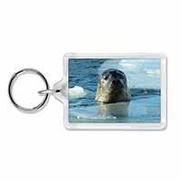 Sea Lion in Ice Water Photo Keyring printed full colour