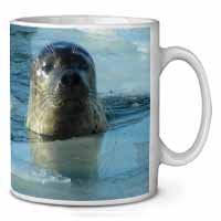 Sea Lion in Ice Water Ceramic 10oz Coffee Mug/Tea Cup