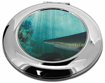 Shark Photo Make-Up Round Compact Mirror