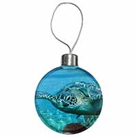 Turtle by Coral Christmas Bauble