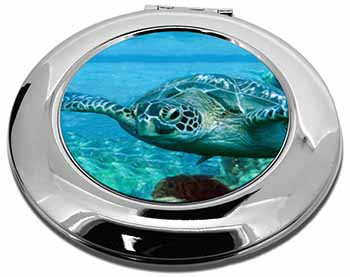 Turtle by Coral Make-Up Round Compact Mirror