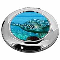 Turtle by Coral Make-Up Round Compact Mirror