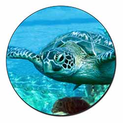 Turtle by Coral Fridge Magnet Printed Full Colour