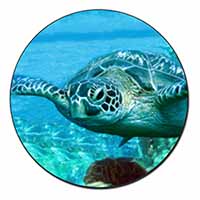 Turtle by Coral Fridge Magnet Printed Full Colour