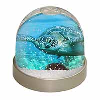 Turtle by Coral Snow Globe Photo Waterball