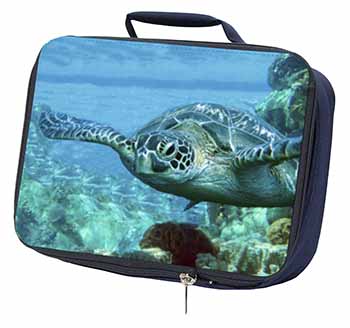Turtle by Coral Navy Insulated School Lunch Box/Picnic Bag
