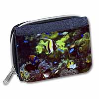 Tropical Fish Unisex Denim Purse Wallet