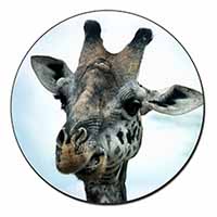 Cheeky Giraffes Face Fridge Magnet Printed Full Colour