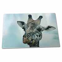 Large Glass Cutting Chopping Board Cheeky Giraffes Face