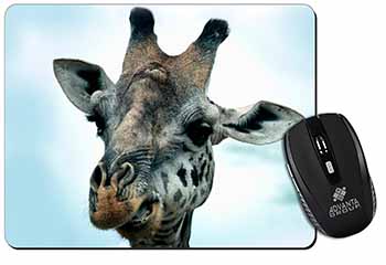 Cheeky Giraffes Face Computer Mouse Mat