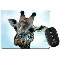 Cheeky Giraffes Face Computer Mouse Mat