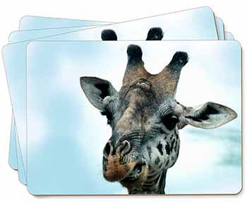 Cheeky Giraffes Face Picture Placemats in Gift Box