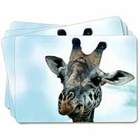Cheeky Giraffes Face Picture Placemats in Gift Box