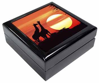 Sunset Giraffes Keepsake/Jewellery Box