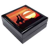 Sunset Giraffes Keepsake/Jewellery Box