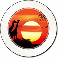 Sunset Giraffes Car or Van Permit Holder/Tax Disc Holder