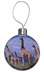 Giraffes Christmas Bauble