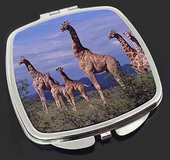 Giraffes Make-Up Compact Mirror