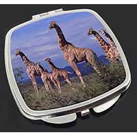 Giraffes Make-Up Compact Mirror