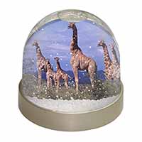Giraffes Snow Globe Photo Waterball