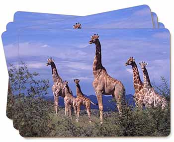 Giraffes Picture Placemats in Gift Box