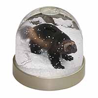 Wolferine in Snow Snow Globe Photo Waterball