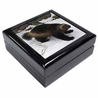 Wolferine in Snow Keepsake/Jewellery Box