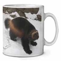 Wolferine in Snow Ceramic 10oz Coffee Mug/Tea Cup