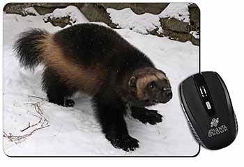 Wolferine in Snow Computer Mouse Mat