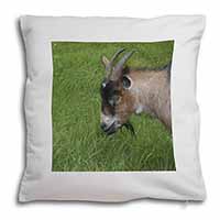 Cheeky Goat Soft White Velvet Feel Scatter Cushion