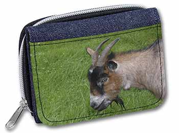 Cheeky Goat Unisex Denim Purse Wallet