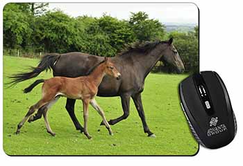 Mare with Newborn Foal Computer Mouse Mat