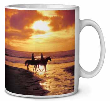 Sunset Horse Riding Ceramic 10oz Coffee Mug/Tea Cup