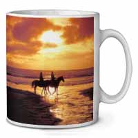 Sunset Horse Riding Ceramic 10oz Coffee Mug/Tea Cup