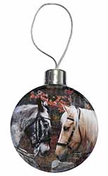 Horses in Love Animal Christmas Bauble