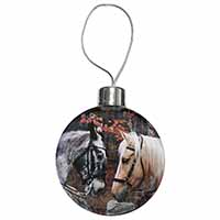Horses in Love Animal Christmas Bauble